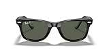 Ray Ban Unisex Sonnenbrille Original Wayfarer, (Gelstell: Schwarz, Gläser: Grün Klassisch 901/58), Large (Herstellergröße: 54)