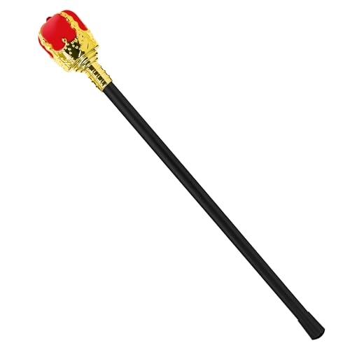 W WIDMANN MILANO Party Fashion - Sceptre pour reines et rois, 44 cm, pour les événements médiévaux, carnaval
