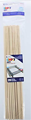 Woodsies Dowels 12-Natural 3/16 20/Pkg