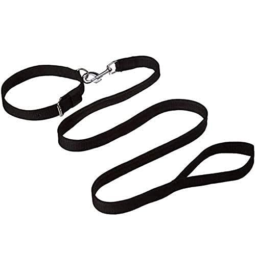 Toms Pet Mall 1/2 Inch Collar and Leash Set Dog & Cat Medium Black (Pack of 1) (B09WB59RVX) Amazon Price History, Amazon Price Tracker