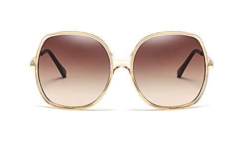 Image of Freckles Mark 70s Super Oversize Square Sunglasses for Women Vintage Rectangular Plastic Frame
