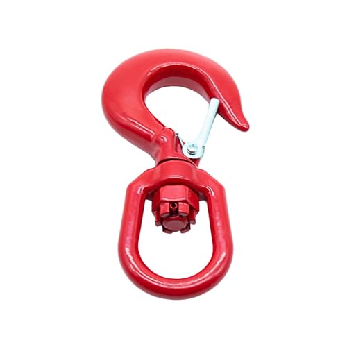 DOJA Barcelona Crochet Pivotant - Ergonomique - Mouvement Giratoire 360° - Capacité De 1,12 Tonnes - Acier Résistant À La Corrosion - Grue pour Crochet De Levage et...
