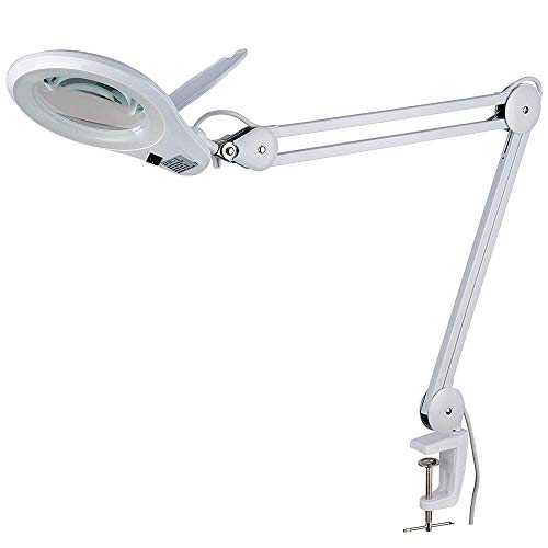 Owl Magnification LED Magnifying Lamp with Light -...