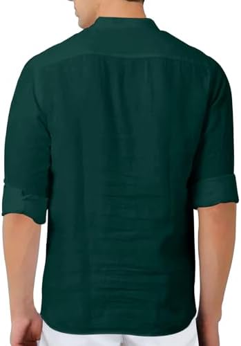 Zombom Men's Cotton Polyester Blend Full Sleeve Straight Kurta Designed for Elegant Ethnic Wear, Daily Comfort, or Festive Gatherings