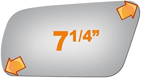 Burco 2518 Driver Side Replacement Mirror Glass for 1986-1989 TOYOTA CELICA