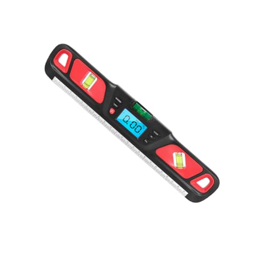 FINISPERSOO 背光ミニ水平器 高精スピリット バックライト付き 防跌落設計 写真額縁やポスター測定用 精密で耐久性あるバランスキャリブレータ