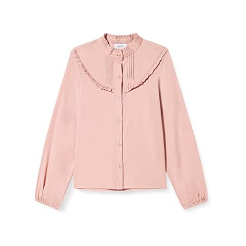 D-xel Girls' Margaret 554 Ruffle Shirt, Rose, 14 Cover