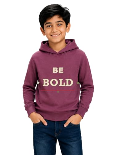 Image of Boys Hooded Sweatshirt | Cotton Blend Full Sleeve Hoodie for Boys