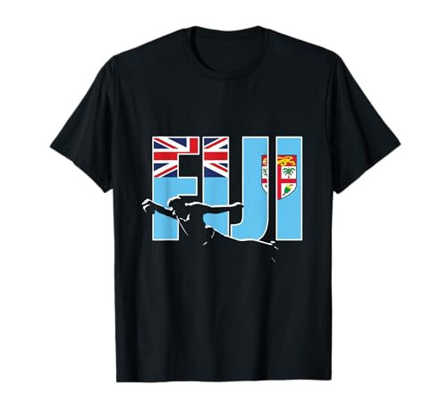Fiji Rugby 2019 - kit para fãs da união fijiana t-shirt, Preto
