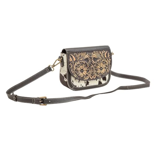 Myra Bag Hand Tooled Wiggly Sling Bag S-70632