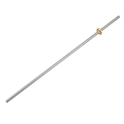 Vis trapézoïdale T8 400 mm antirouille pour réparer un axe Z déformé ou usé