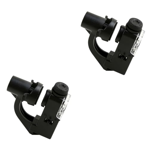 OSALADI 2pcs 90 Mobile Phone Microscope Magnifier Microscopio Para Celulares Pocket Magnifier Camera Lenses Mobile Zoom Lens Phone Camera Lens 5econds Mini Clip-on Electron Microscope