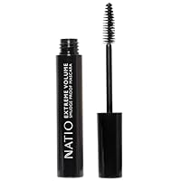 Natio Australia Extreme Volume Smudge Proof Mascara - Black 9ml - Volume-Enhancing Mascara, Flake-Free, Smear-Free, Clump-Free Definition & Drama - Cruelty Free & Vegan Friendly