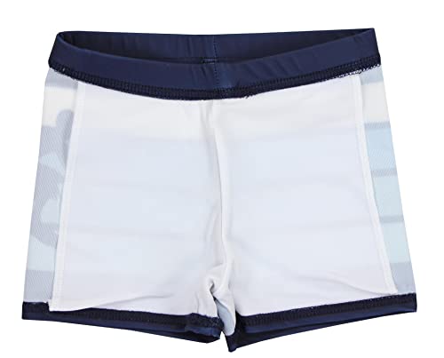 Aquarti Badehose mit Motiv – Schwimmhose Jungen Enganliegend, Badehosen für Jungen Schnell Trocknend, Farbe: Dunkelblau/Blau, Größe: 146