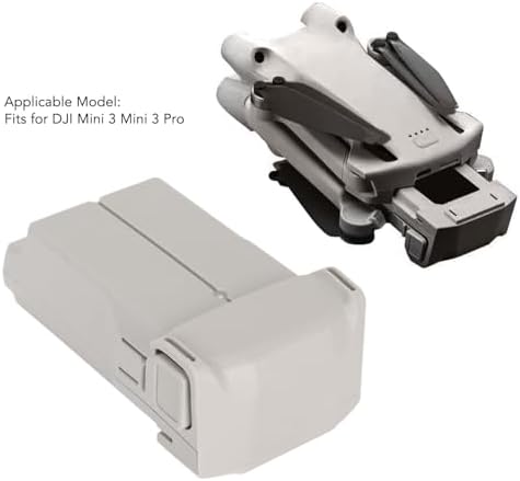 Miniatura 3 de Dpofirs Batería de repuesto Mini 3 Pro, 3850 mAh Mini 3 batería, batería de litio de repuesto para dron de larga duración para Mini 3 Mini 3 Pro