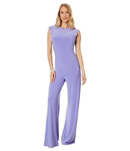 Norma Kamali Sleeveless Jumpsuit Lilac LG (Women's 8)