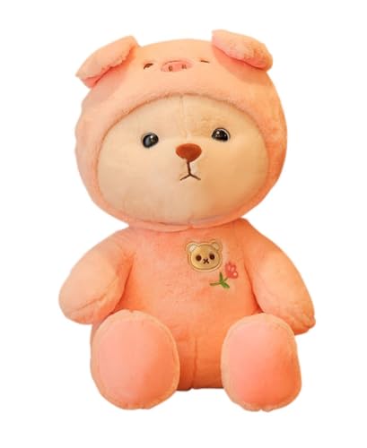 Image of Storescent Soft Toys for Kids - Stuffed Animal Plush Soft Toy for Boys & Girls | Rabbit Dress White Hood Teddy 25cm