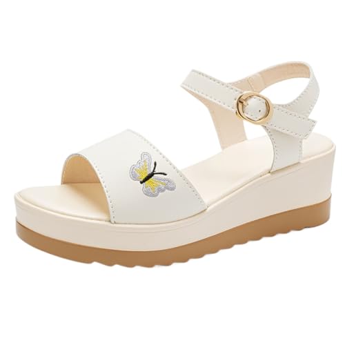 Women’s Sandals with Soft Cushioned Footbed Open Toe Slides Adjustable Slip On Slippers for Summer