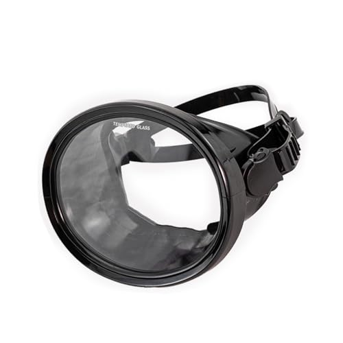 Gafas de buceo para adultos, gafas de pesca de espiga, cristal templado, ovaladas, antivaho