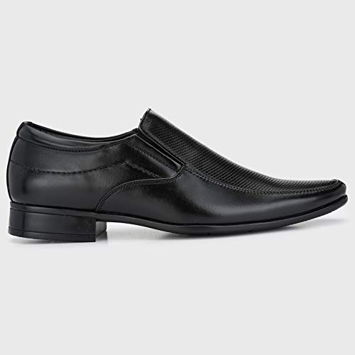 Image of Chadstone Men Black Formal Shoes-7 UK (41 EU) (CH