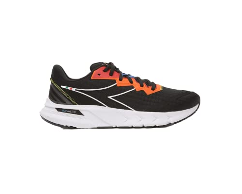 Diadora Men's Mythos Blushield Volo 2 - Black/White/Orange - 7 D