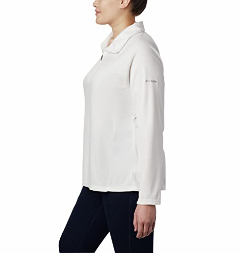 Columbia Womens Glacial IV Half Zip Fleece Jacket, Sea Salt, 2X - image 7