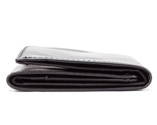 Big Skinny Men's Tri-Fold Leather Slim Wallet, Holds Up to 25 Cards4