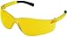 Crews Glasses 135-BK114 BearKat Safety Glass with Amber Temple, Amber Lens