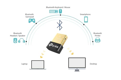 Image of TP-Link Nano USB Bluetooth 4.0 Adapter for PC Laptop Desktop Computer, Long Range Bluetooth Dongle /Receiver for Windows 10 /8.1 /8 /7 /XP, Plug and Play (UB4A)
