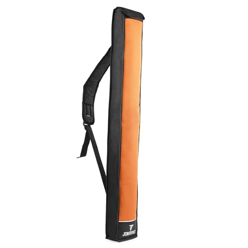Image of Cricket Bat Cover | Waterproof Polyester Bat Carry Bag with Adjustable Strap | Durable & Lightweight | Suitable for All Standard Cricket Bats (JPBTBAG01 /03) (Orange)