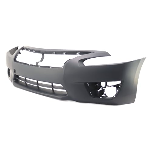 Image of FitParts Compatible with Front Bumper Cover Fascia 2013 2014 2015 Nissan Altima SL S SV 13-15. New Primed With Fog Light Holes. NI1000285 620223TA0H