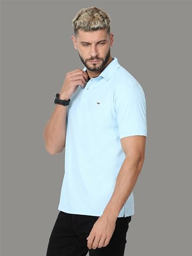 Image of STELLERS Men's Premium Polo Shirt | Feather Touch Feel | Regular Fit | Odour Resistan | Anti-Static | Wrinkle Free | Quick Dry | Stretchable | Lightweight | Sweat-Proof