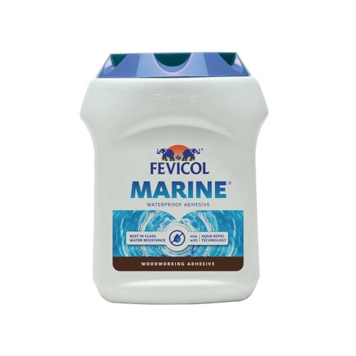 Image of Fevicol Marine - Fast Setting | Best in class waterproof adhesive | Superior Coverage | Bonds with Plywood, Laminates | 1Kg