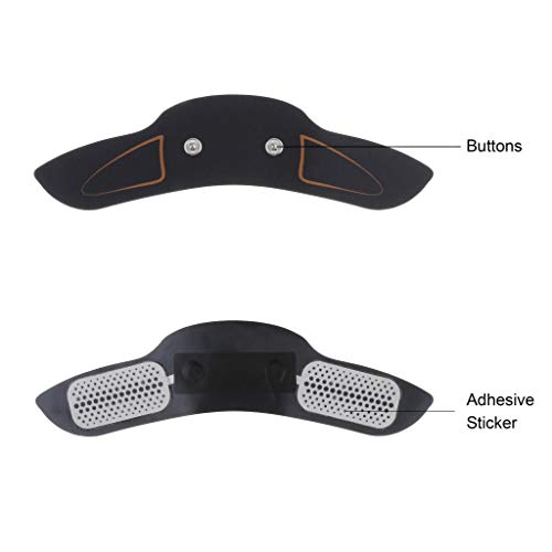 menolana EMS Estimulador Muscular Abdominal com Almofada de Gel, Treino Muscular Massageador Elétric