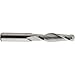 Hertel Solid Carbide Ball End Mill, Bright/Uncoated Finish, Single End, 1/2