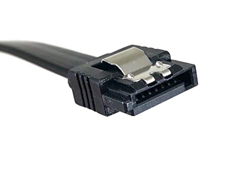 Cable SATA III 20" con conector recto y ángulo de 90° 3 unidades miniatura 5