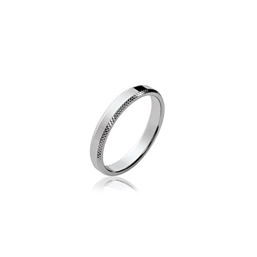 Bague biseautée argent 925 anneau minimaliste chic