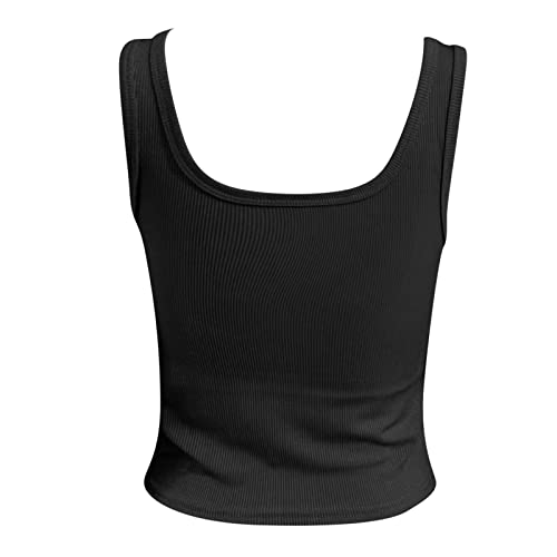 Fredney Spring New European And American Women's Clothing Thread Snap Button Slim Vest Top T Shirt Base Shirt #TOP2