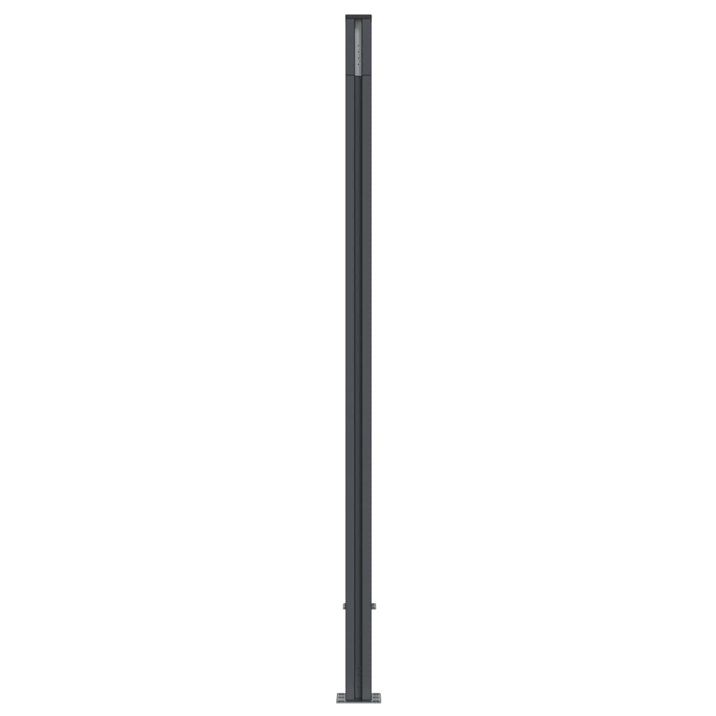Festnight WPC Sichtschutzzaun 526x186 cm WPC Zaun Sichtschutz Zaun Lamellenzaun Zaunelemente für Draußen Gartenzaun Braun
