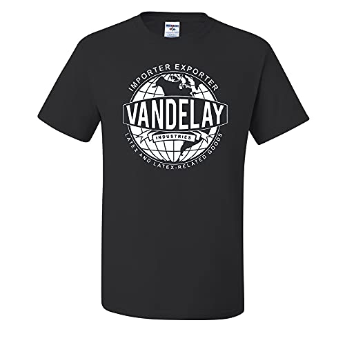 wild custom apparel Vandelay Industries Latex Related Products George Costanza Mens T-Shirts, Charcoal, X-Large