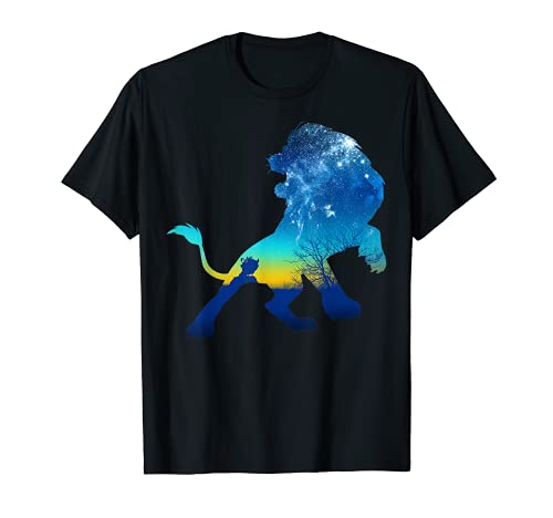 Disney Lion King Simba Sky Silhouette Graphic T-Shirt
