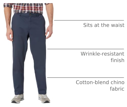 Image of Amazon Essentials Men's Straight-Fit Wrinkle-Resistant Flat-Front Chino Pant
