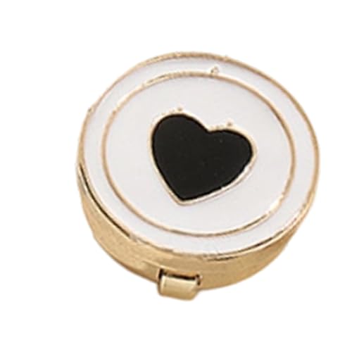 Sturdy Alloy Crafted Heart Shaped Cufflinks for Shirt Decoration Elegant Fashion Accessory Fashion Cufflinks