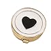 JAMIEKA Simple Stylish Heart Shape Alloy Cufflinks for Shirt Decoration Fashion Accessory Easy Use Korean Inspire