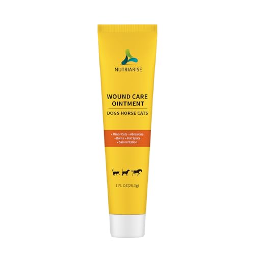 NUTRIARISE Wound Care Ointment for Dogs & Cats - Antibiotic Wound Ointment for Dogs, Cat Wound Ointment, Hot Spot & Itchy Skin Relief, Vet-Recommended Healing Ointment, 1oz
