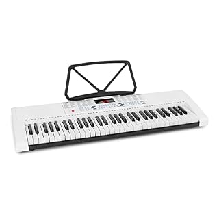 Schubert Etude 255 – LCD Leer Keyboard, E-Piano met 61 Toetsen, Led-Display, Verlichte Toetsen, 255 Ritmes, 24 Demosongs… - Les Beatles, Paul McCartney, John Lennon, RIngo Starr, George Harrison