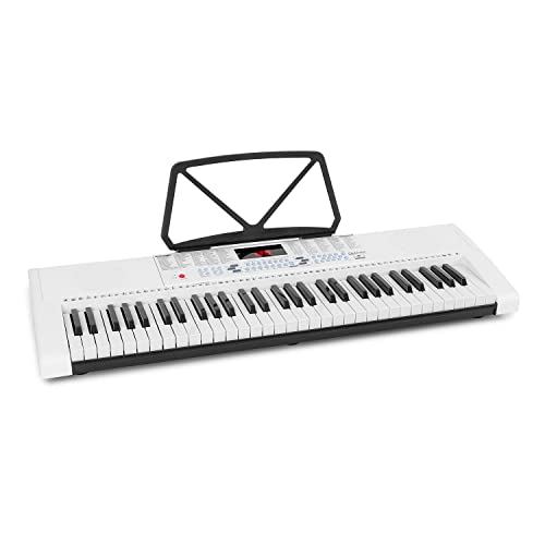 Schubert Etude 255 – LCD Leer Keyboard, E-Piano met 61 Toetsen, Led-Display, Verlichte Toetsen, 255 Ritmes, 24 Demosongs… - Les Beatles, Paul McCartney, John Lennon, RIngo Starr, George Harrison Schubert Etude 255 - LCD Leer Keyboard, E-Piano met 61 Toetsen, Led-Display, Verlichte Toetsen, 255 Ritmes, 24 Demosongs…