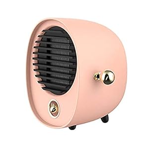 Generic Elektrische ventilatorkachel, draagbare elektrische ventilatorkachel, huishoudelijke binnenverwarming, draagbare mini-desktop-luchtverwarmer, winterverwarming, elektrische ventilatorkachel, roze