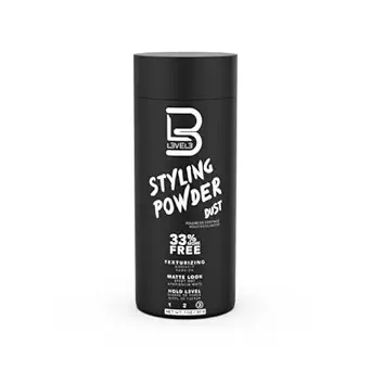 L3 Level 3 Styling Powder - Natural Look Mens Powder - Easy to Apply with No Oil or Greasy Residue