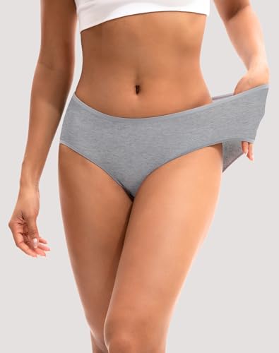 Image of INNERSY Womens Underwear Cotton Hipster Panties Regular & Plus Size 6-Pack